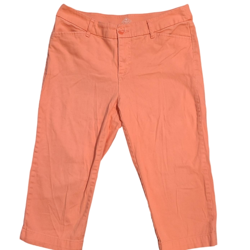 ST JOHN'S BAY salmon cropped chinos 8